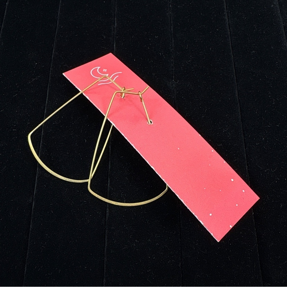 NWT Wire Hoop Earrings Minimalist Geometric